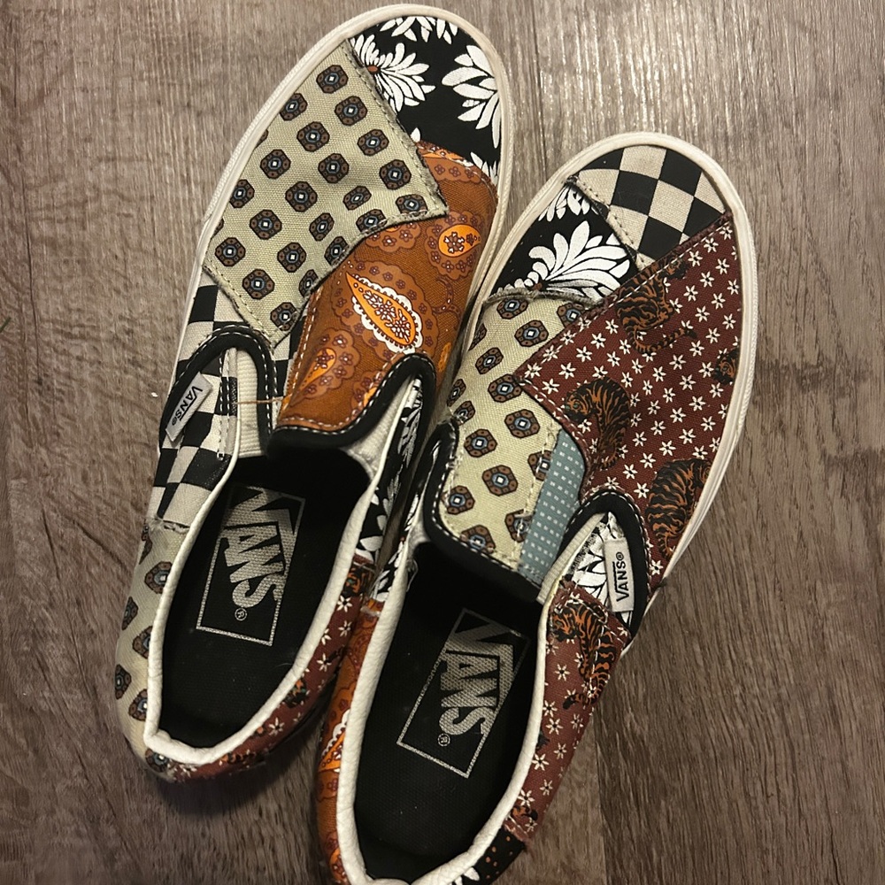 Vans Multicolor Patchwork Slip-Ons - image 1